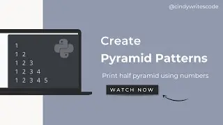 Print a Pyramid Pattern by Python- explaining the code in detail