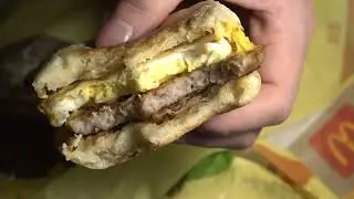 ASMR - MCDONALDS EGG AND CHEESE MC MUFFINS EATING SOUNDS