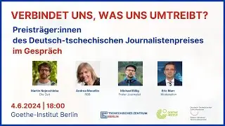 Deutsche & tschechische Journalist:innen im Gespr&auml;ch: Verbindet uns, was uns umtreibt?