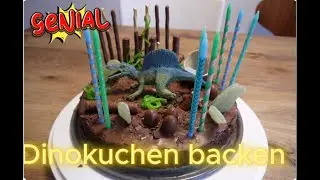 Outdoor Kinder backen einen superleckeren und einfachen🦖 Dinokochen🦕