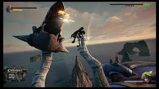 Kingdom Hearts 3 - Caribbean: Air Skirmish: Defeat Giant Flying Heartless Protect Blackpearl  (2019)