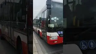 Odjezd autobusu Sor City NB 18M ze zast&aacute;vky Florenc =C=  =B= evč:5078 s trubkou @honzastastny4113