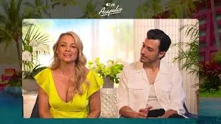 Jessica Collins and Rafael Cebrian on filming Apple TV+ series Acapulco set at Las Colinas in Mexico