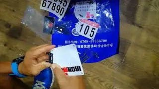 Bike racing number plate mount