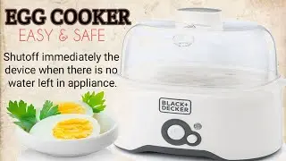 EGG COOKER EASY & SAFE | BLACK+DECKER | HOW TO USE
