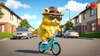 Ahihi the Cat Bikes & Sings | Fun Musical Adventure