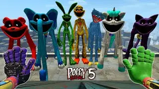 Surviving All Poppy Playtime Monsters in the Golden City in Garry's Mod! | EP 5
