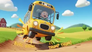 Boom Boom Farm Bus 🚜🚌 | Farm Animals Song for Kids | Sing Along Ride