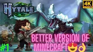 🔥LET'S BEGIN OUR BRAND NEW WORLD OF HYTALE🤩MINECRAFT WILL SURVIVE AFTER THIS GAME ?😱