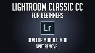 Adobe Lightroom Classic CC for Beginners - Develop 10: Spot Removal