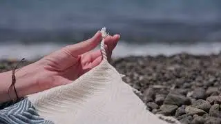 Experience Luxury with the Hiera Extra Long Turkish Hammam Towel