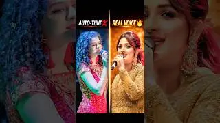 Top 5 Female Singers Auto-Tune vs Without Auto-Tune Songs 😱 | sherya Ghoshal #shorts