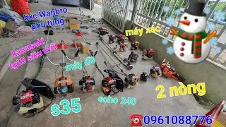 Clip mới...máy siêu mới...cưa 2 nòng,,, bxc Wanbro 430, phụ tùng 