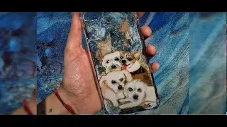 DIY PINTANDO FUNDA / CASE DE CELULAR CON TÉCNICA DE ACRÍLICO FLUIDO