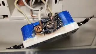 Burning Melted Receptacle Outlet