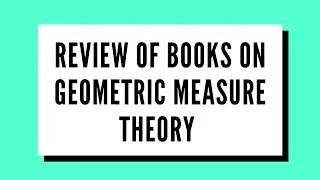 Books on Geometric Measure Theory
