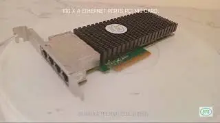 PCI CARD WITH 10GBPS LAN PORTS X4, AVAILABLE WITH SUNDAR TECHNO SOLUTIONS, INDIA