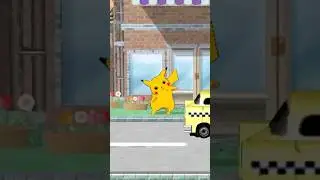 Pikachu gets hit by a car - Smash Bros Imperialism (Pikachu vs Ness)
