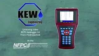 KEW Engineering unbox the Hydrotechnik MultiSystem 4070 datalogger / data acquisition instrument