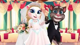 Моя говорящая Анджела 2 👰 и мой говорящий Том 2 🤵 || Свадьба 💍 || Новое обновление || Косплей