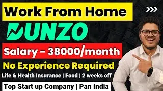 Dunzo work from home jobs for Freshers | Many Job Profiles | No sales & Target jobs | Jobs 2022