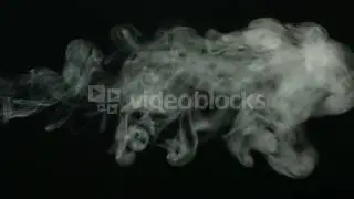 Slow Motion Swirling White Smoke | Video Foot