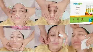 Mamaearth Ubtan facial step by step Salon Demo in Hindi with facial expert
