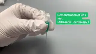Demonstration of leak test - Altrasonic Technology