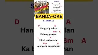 Halaga - Parokya ni Edgar (verse2.2) #drumbackingtrack #bandaoke #karaoke with lyrics and chords