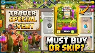 DON&rsquo;T BUY Yet! Trader Special Scenery 😨Clash of Clans