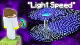 I Reached Light Speed in Minecraft to Break the Game&hellip;
