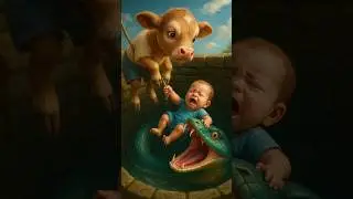 🐮cow vs snake :The ultimate Hero cow story🐍#ai#cow#shortvideo#shorts#snake