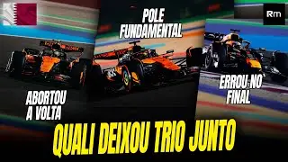 🚨NORRIS AB0RTA VOLTA, PIASTRI POLE, MAX EM 3&ordm;! CORRIDA PROMETE - GP CATAR #f1 1 #formula1