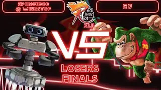 Red River Riot XLII | SpongeBob @ Wingstop (R.O.B.) vs RJ (Donkey Kong) - LFs