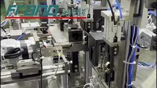 Automatic riveting assembly machine for hose clamp butterfly pieces#Hoseclampequipment #clamp 