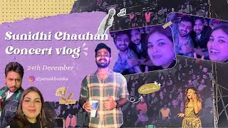 Sunidhi Chauhan Vlog | Concert me hui ladayi | Guest Appearance - Sanya Malhotra | Tamanna Bhatia