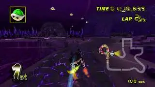 Distant Dimension - Mario Kart Wii 150cc Custom Course (Dry Bones driving Mini Beast)