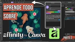 Affinity Tutorial by Canva | Tools, Studios, View Modes, Install Brushes and Resources