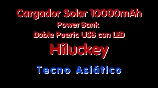 Cargador Solar 10000mAh Hilukey