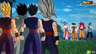 Gohan Super Form Vs Goku Peak Form! Dragon Ball Sparking Zero