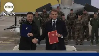 Ukraine, France ink deal for jets and missile defenses, Elysee Palace announces
