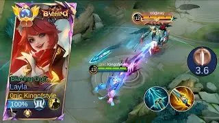 LAYLA BEST 1 HIT BUILD 2026!! (100% BROKEN) - MLBB