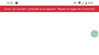 Instagram signup problem bug | sorry we couldn't complete your request. please try again in a moment