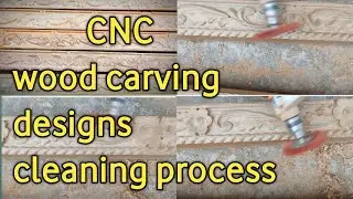 CNC carving Darvaaje frame designs cleaning process from Siri wood carving designs