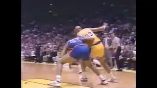 Rick Mahorn Pulls the Chair on Kareem (1989)