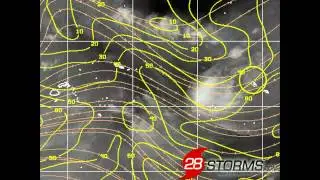 Cyclone Garry Quickly Weakening