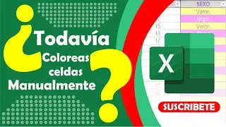 📗NUNCA MÁS 📘 colorear celdas de forma manual en Excel