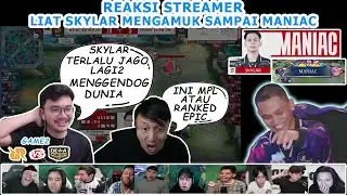 KARRIE SKYLAR MANIAC & FRANCO IDOK NGERI BANGET | REACTION STREAMER RRQ VS DEWA GAME 2 MPL ID S14