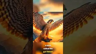 Bird Gyrfalcon🦅#gyrfalcon #bird #animal #predator #ability #wings #moving #interestingfacts #amazing