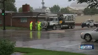 Local crews cleaning out drains to help prevent flooding